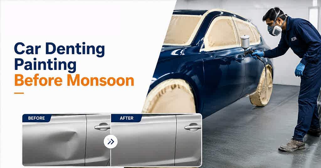 How Does Car Denting Painting Protect Your Vehicle Before Monsoon?