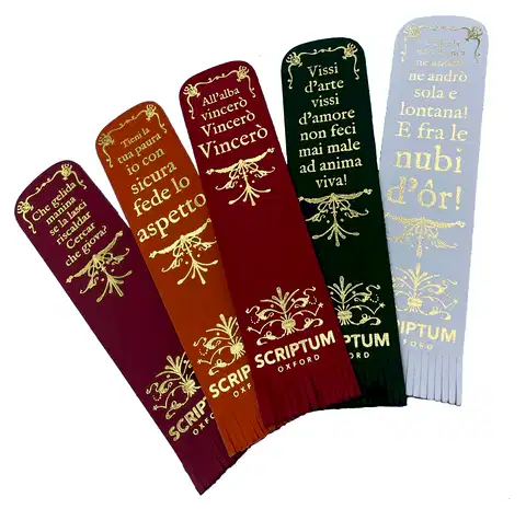 Scriptum Italian Leather Aria Bookmark