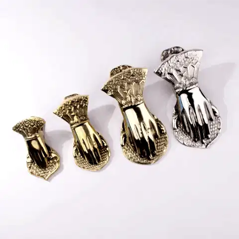 Brass Hand Paper Clip