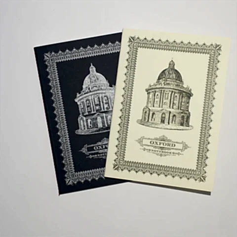Oxford Collection Letterpressed Notebook