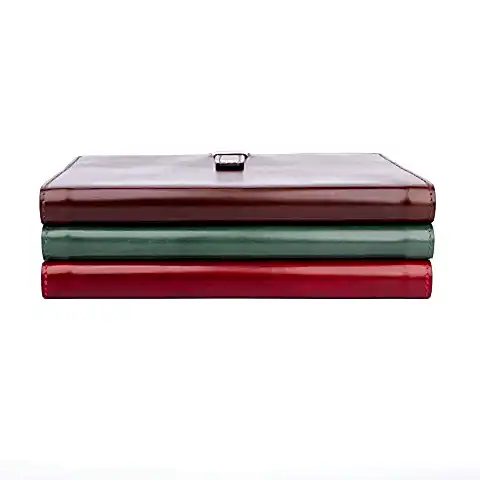 Sorrento Leather Refillable Journal With Tab Closure