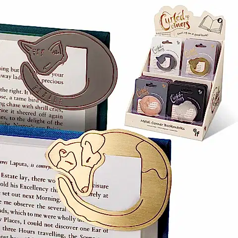 Curled Up Corners Bookmark