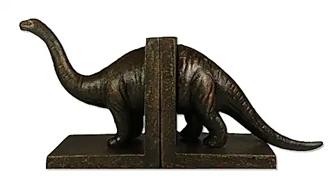 Cast Iron Brontosaurus Bookends