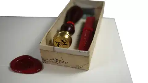 Double Initial Wax Seal from Scriptum Oxford