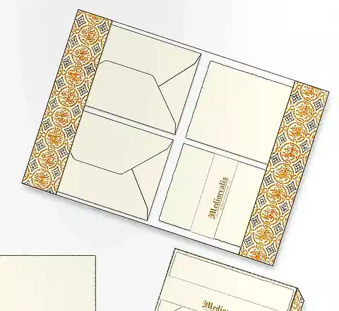 Medioevalis Boxed Deckled Edge Stationery
