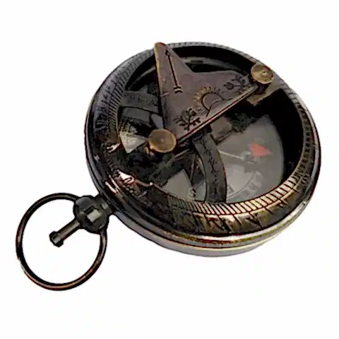 Pocket Sundial Compass